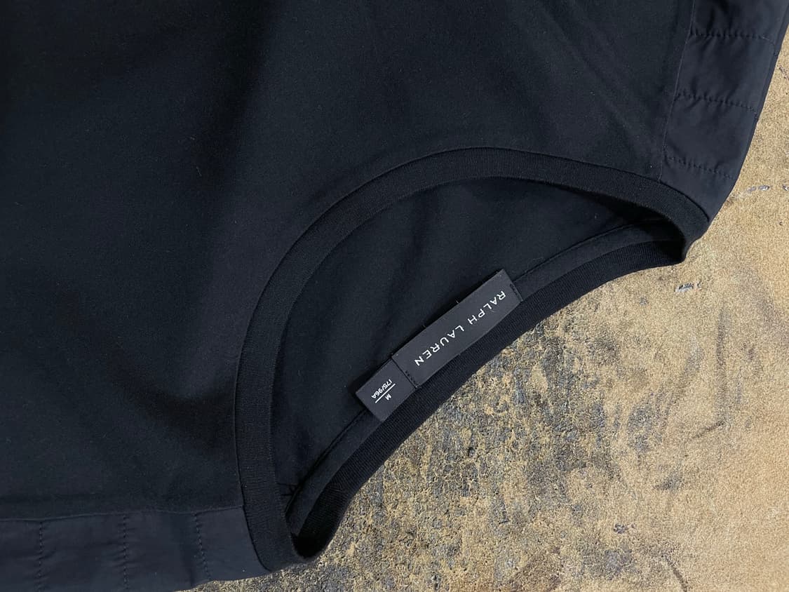 폴로랄프로렌(블랙라벨)/블랙 라운드반팔티 상품이미지3