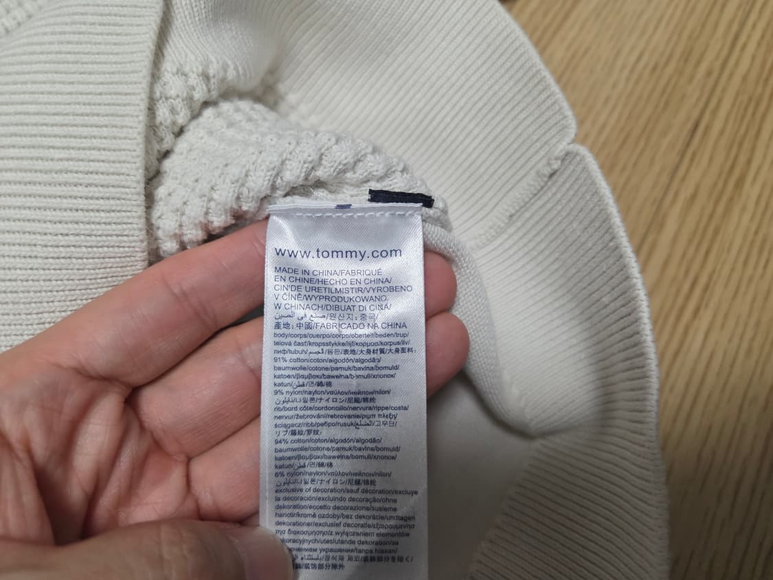 타미 힐피거  와플 크루넥 니트 상품이미지5