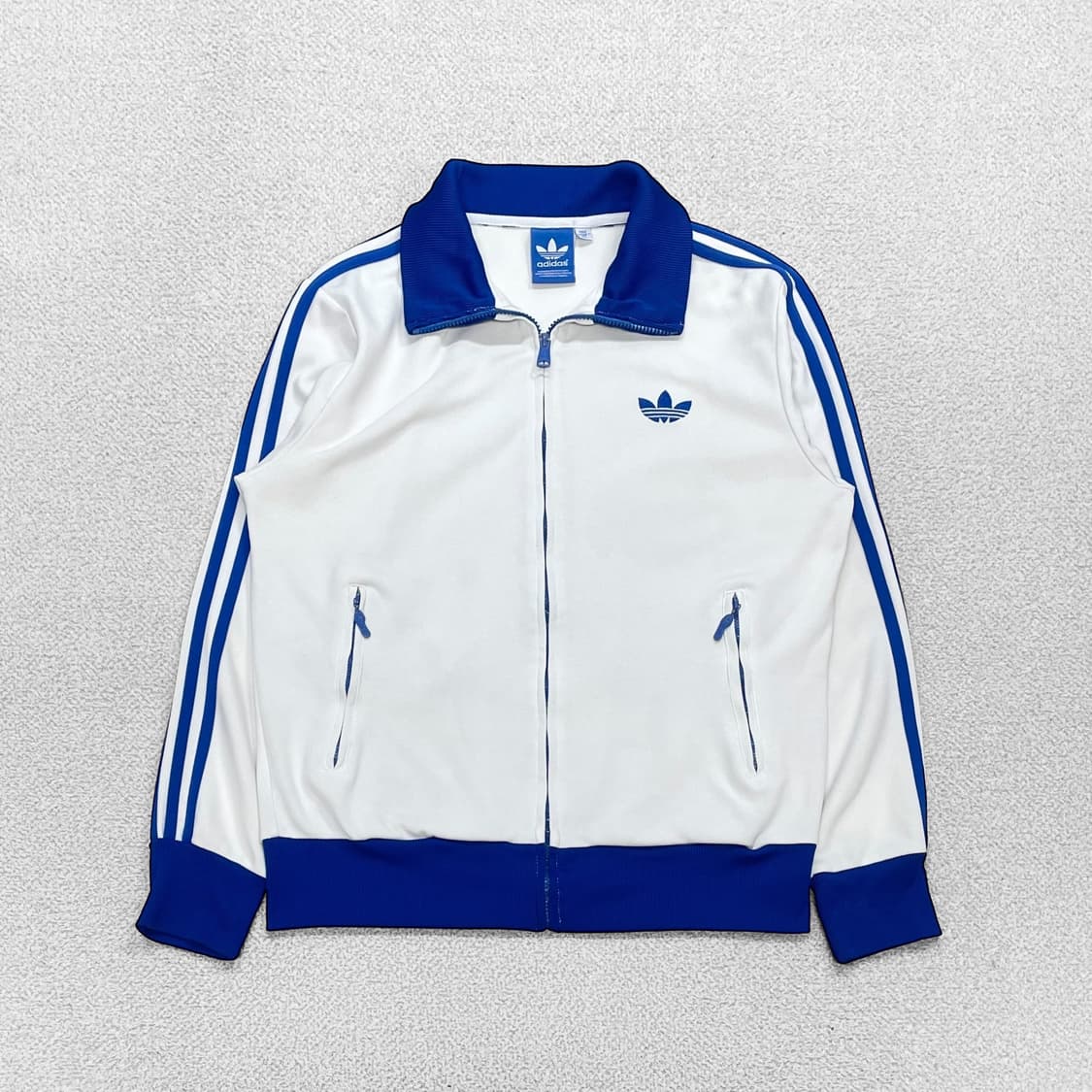 아디다스 파이어버드 트랙탑 져지 화이트 블루 상품이미지1