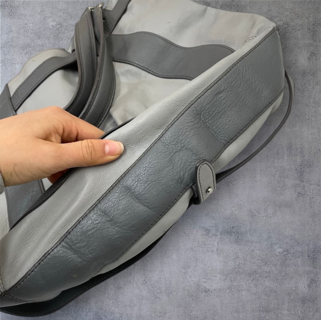 쿠바 KOOBA 그레이 킵스킨 투웨이백 크로스 숄더백 상품이미지7