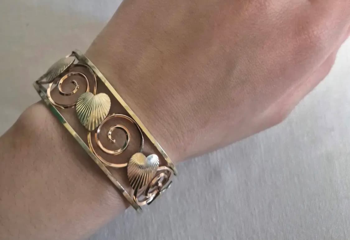 Vintage)1960~70년대 빈티지 krementz 뱅글팔찌 상품이미지5