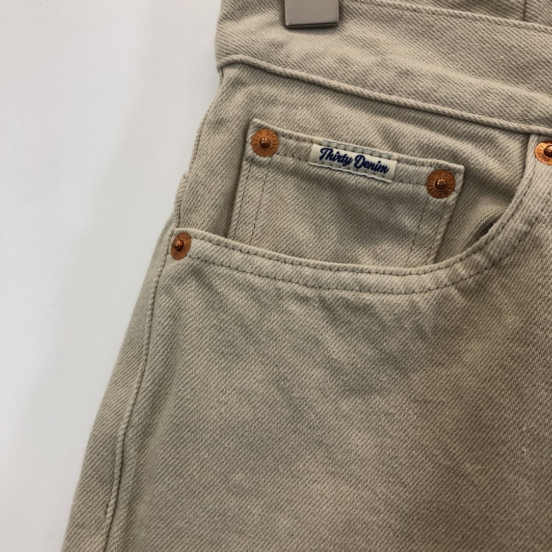 얼바닉 30 JPN 크림데님진 25 인치  상품이미지2