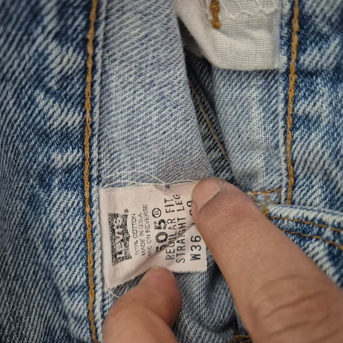 00's Made In USA 리바이스 Levis 505 데님팬츠 상품이미지6