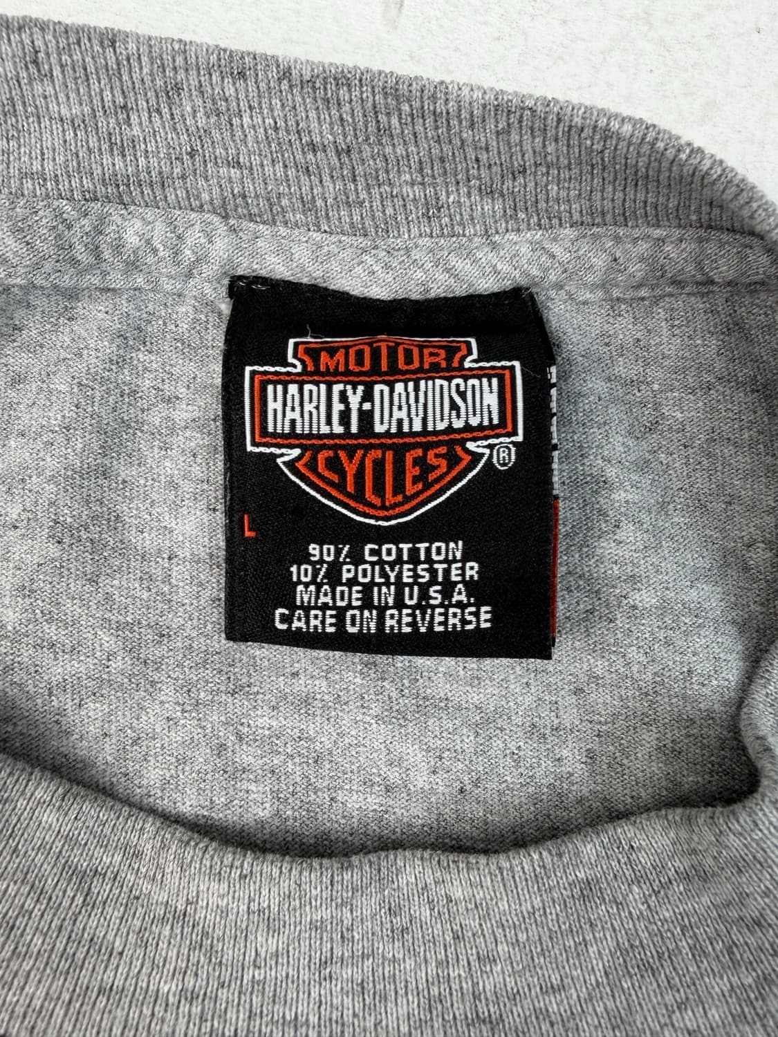 00s Harley Davidson L/S Tee (grey) 상품이미지3