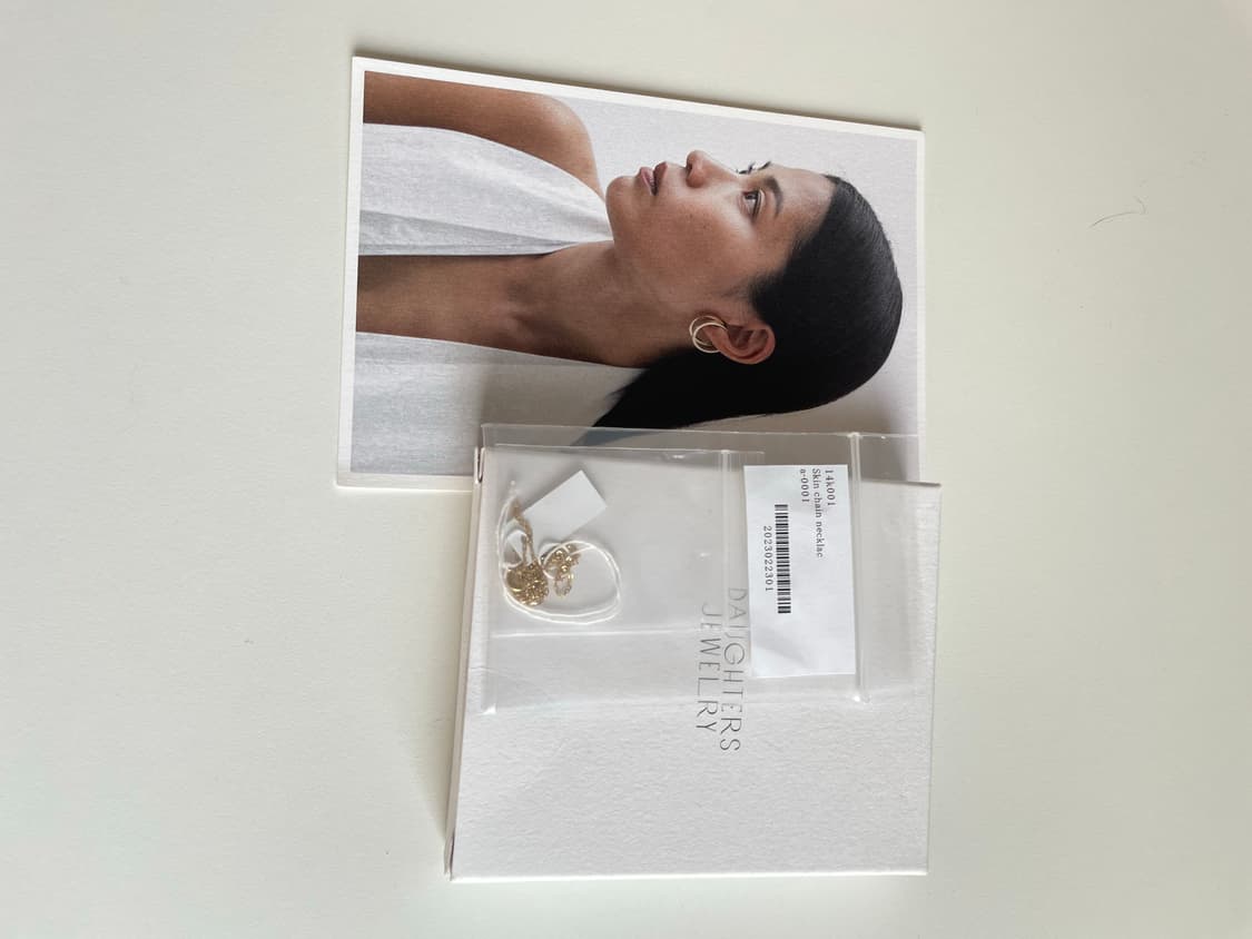 DAUGHTERS JEWELRY-[14K] Skin chain neckl 상품이미지7