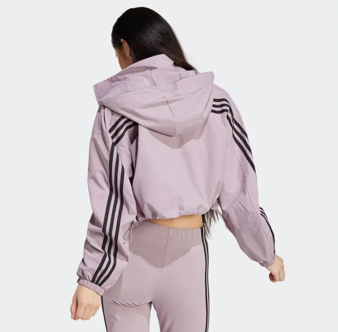 아디다스 | 3S 우븐 윈드브레이커, 퍼플, M사이즈 상품이미지2