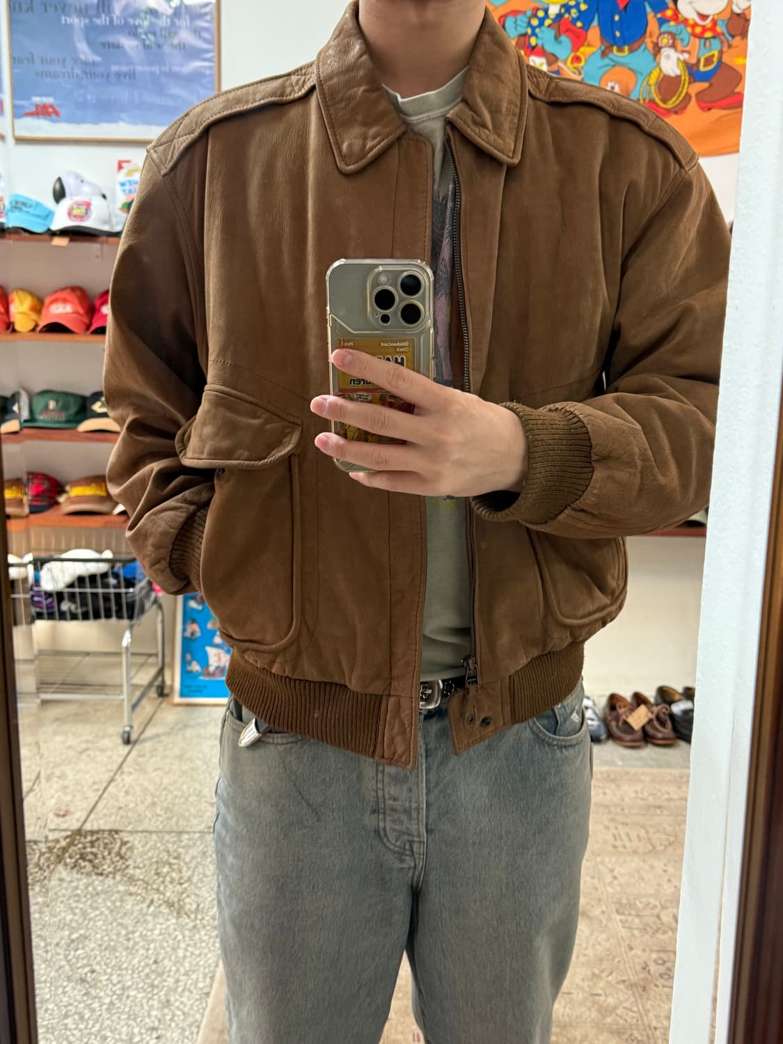 A2 Flight suede jacket  상품이미지9