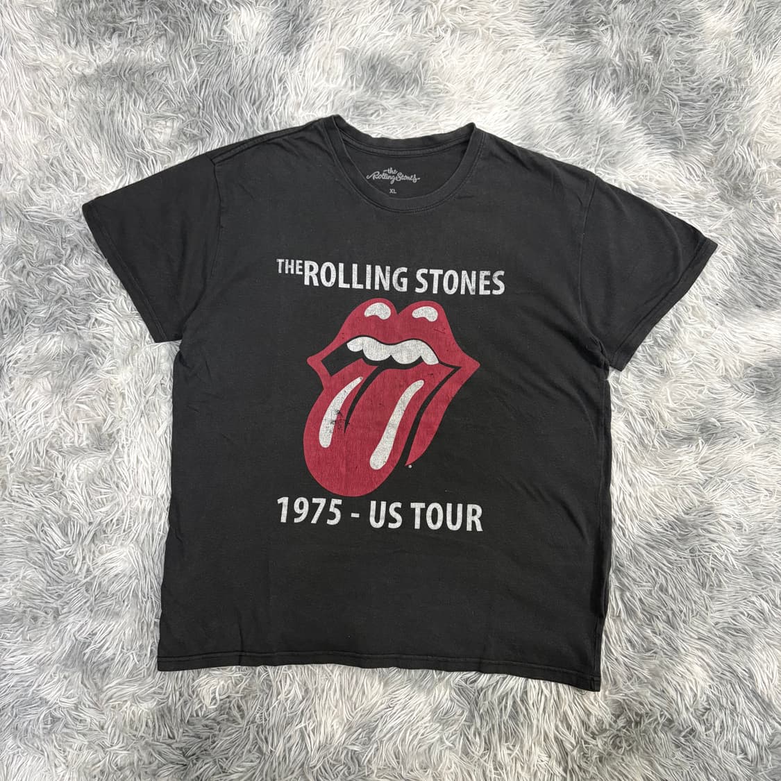롤링스톤즈 1975 US Tour 티셔츠 faded 상품이미지1
