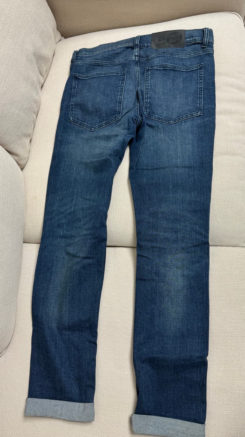 칩먼데이 스키니진 3벌 일괄 허리32인치  상품이미지2