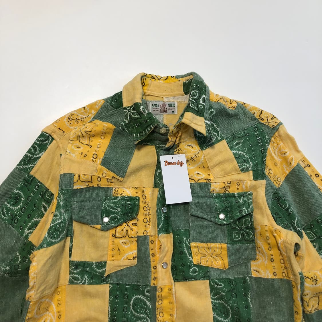 스파이시 아일랜드 보로맛 패치워크 셔츠  상품이미지4