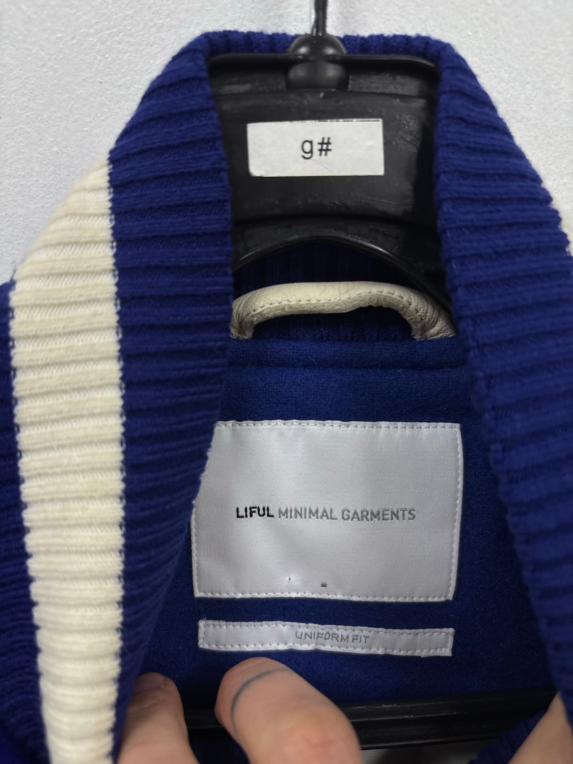 라이풀 울 바시티 자켓 상품이미지5