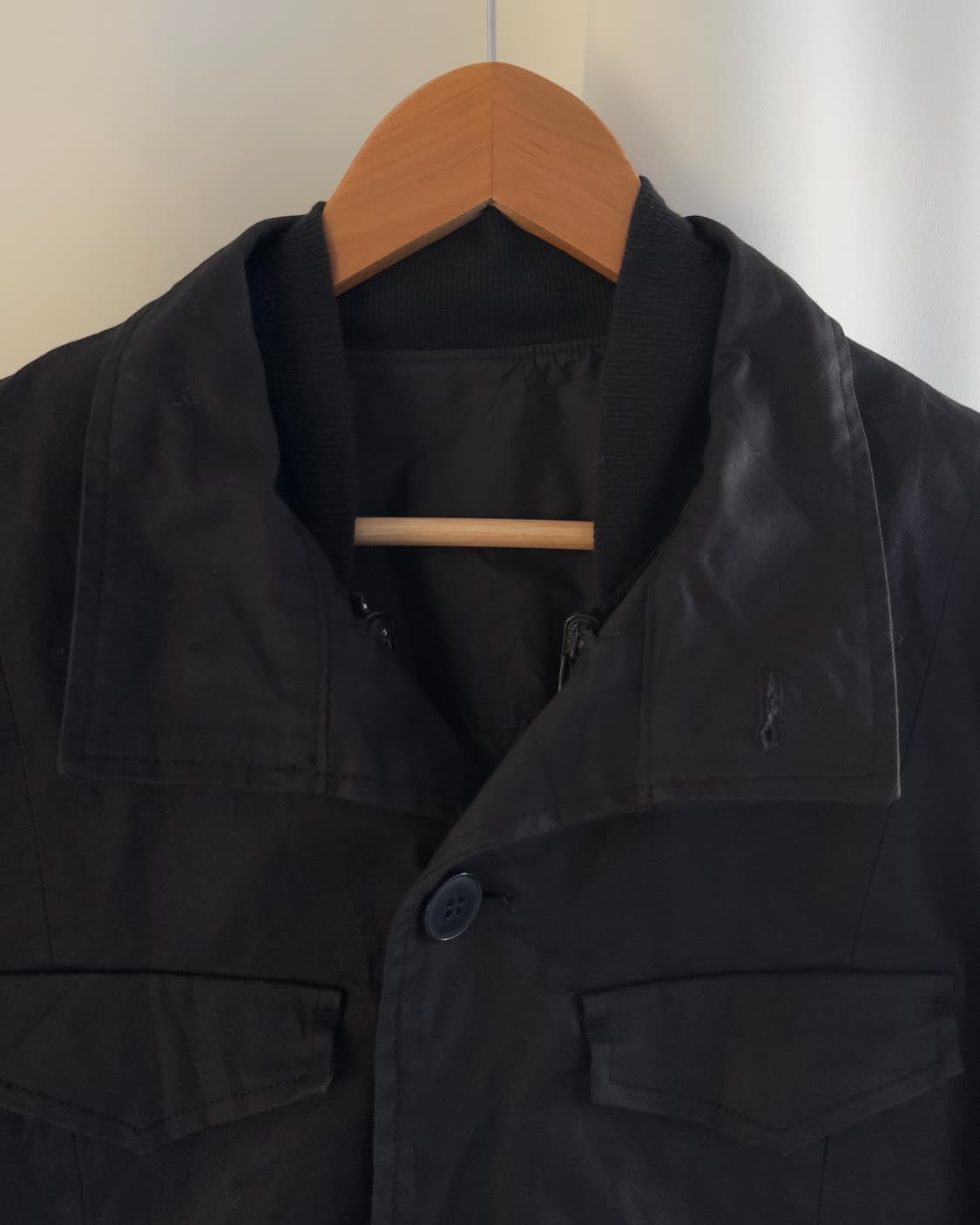 [COMME CA ISM] black cotton field jacket 상품이미지2