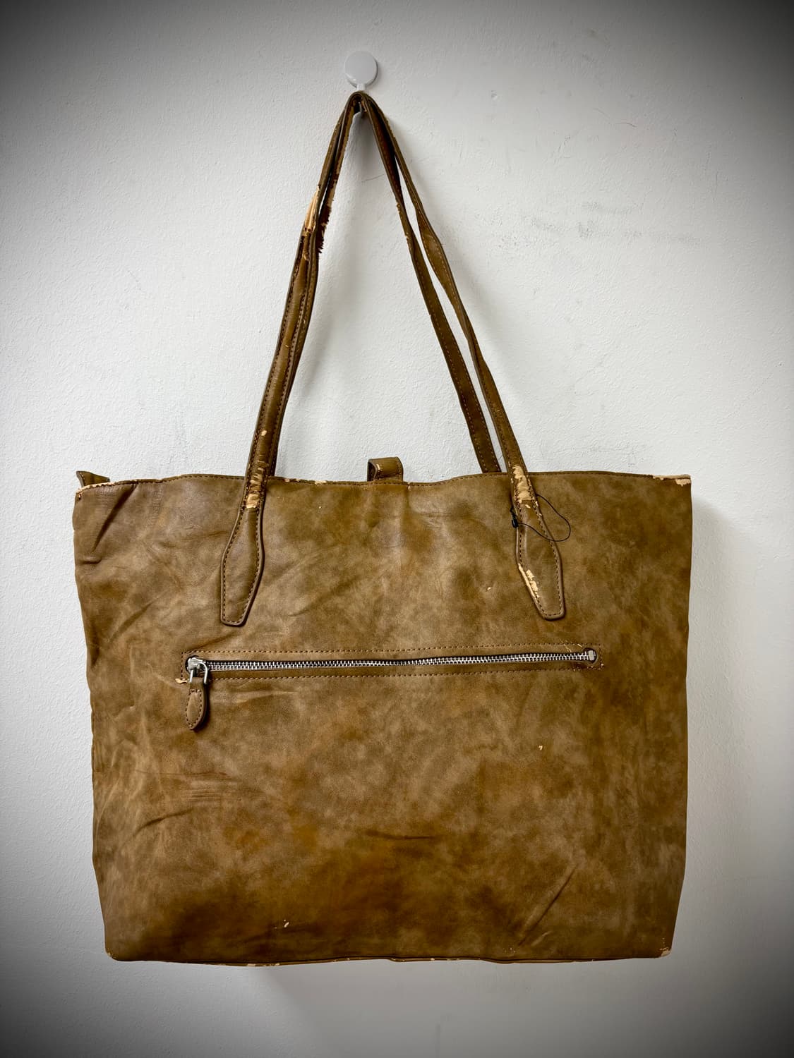 “FUGA” Minimal Brown Leather Bag 상품이미지3