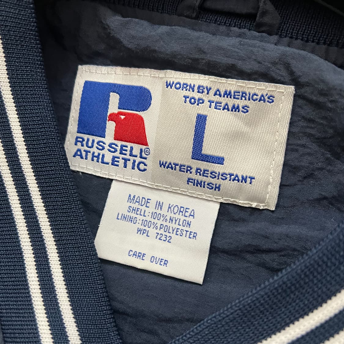 90s 러셀 펜 스테이트 니타니 라이온스 바람막이 웜업 해외 L 상품이미지4