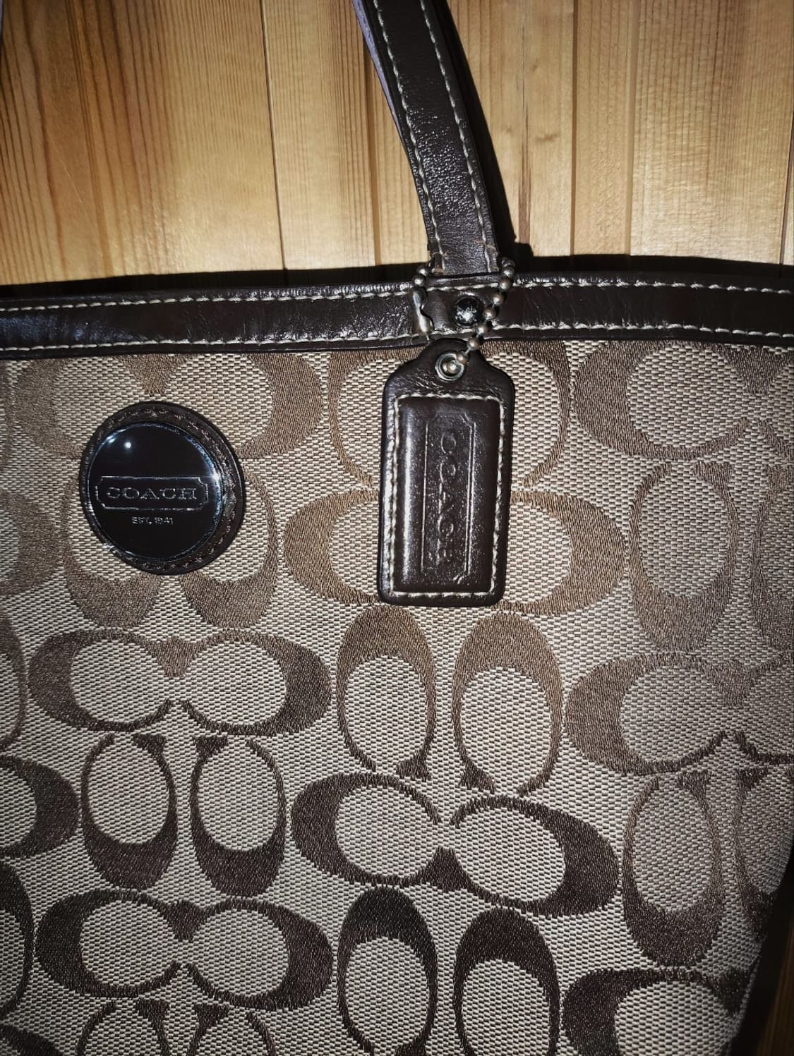 코치 시그니처 미니 토트백 상품이미지2