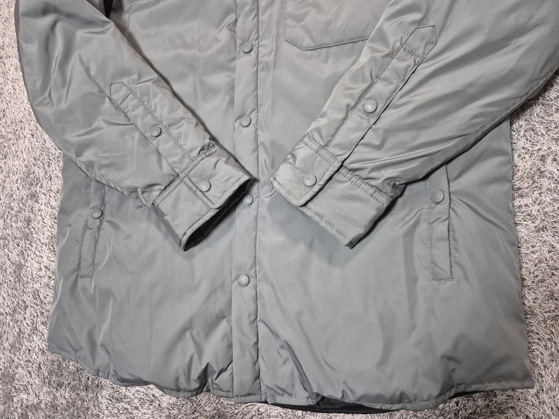 지오다노 남성 오버핏 경량 패딩 셔켓 L 상품이미지3