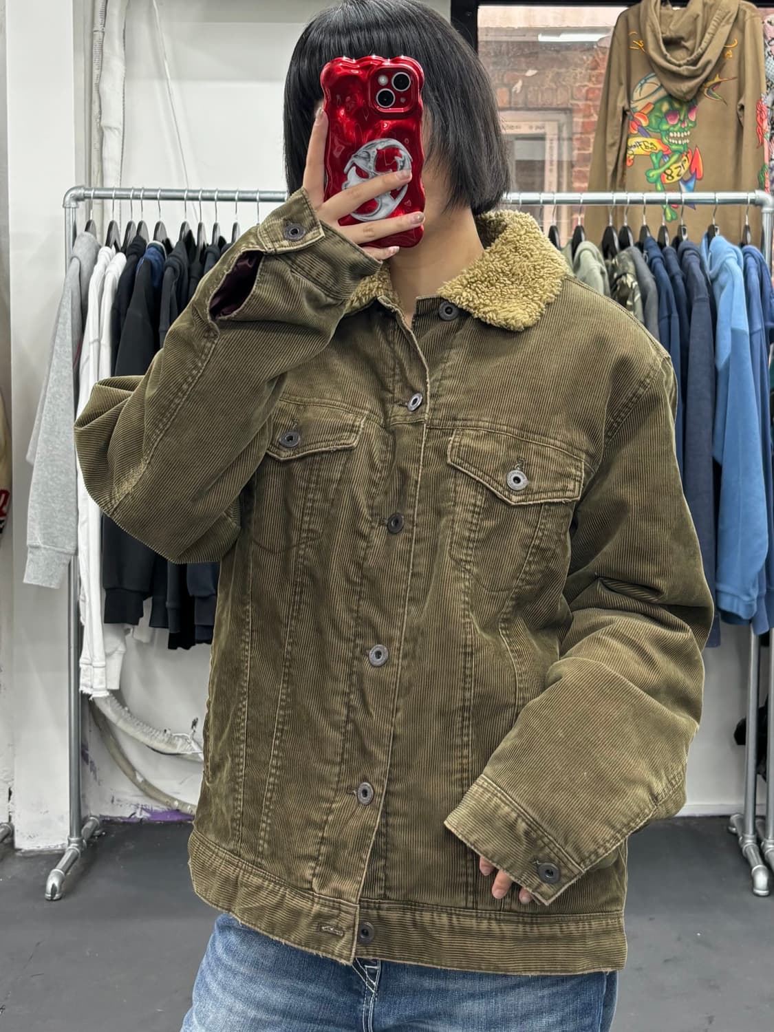 VTG 코듀로이 쉐르파 자켓 상품이미지4