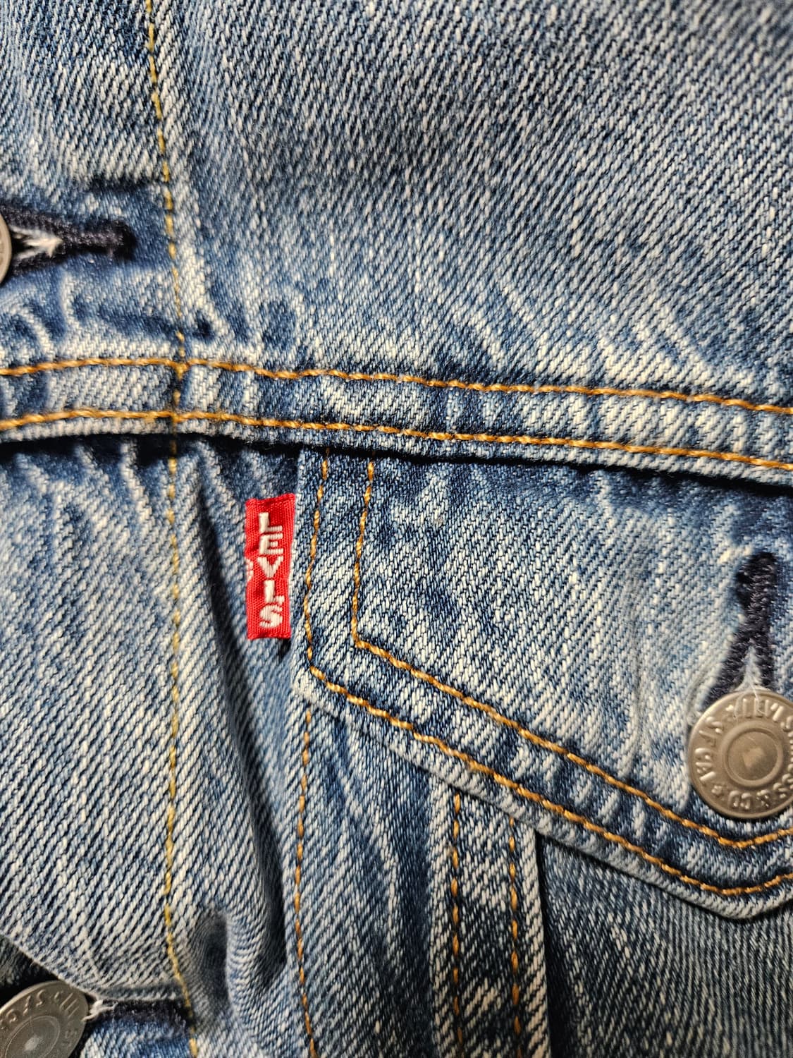 리바이스 프리미엄 청자켓 빅E 탭 L 상품이미지4