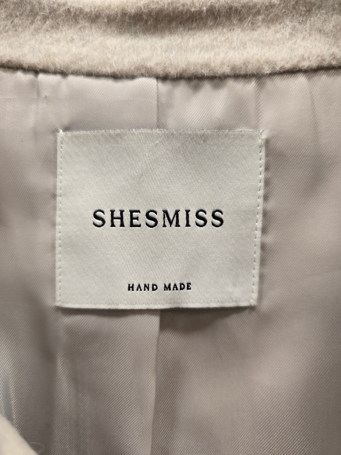 쉬즈미스 SHESMISS 핸드메이드 울 자켓 55~66 상품이미지7