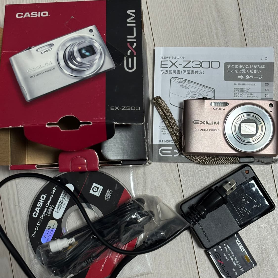 카시오 엑슬림 z300 EX-Z300 핑크 풀박 상품이미지2