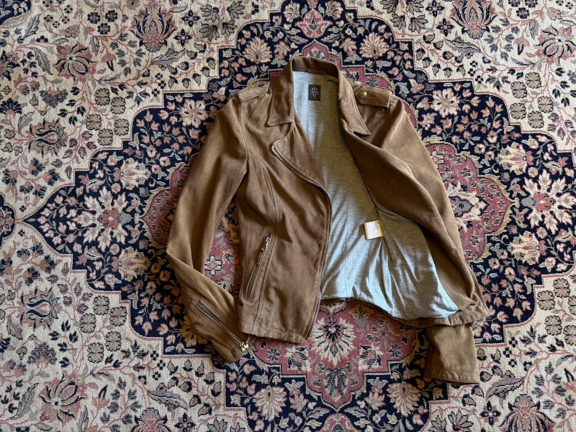 일레븐티 스웨이드 레더 라이더 자켓 55 상품이미지2