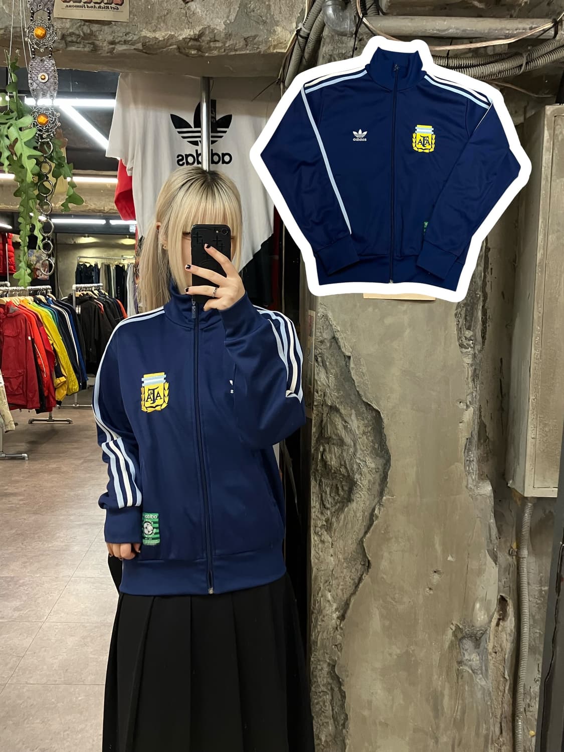 나이키 아르헨티나 져지 네이비 M  #csz1801 상품이미지1