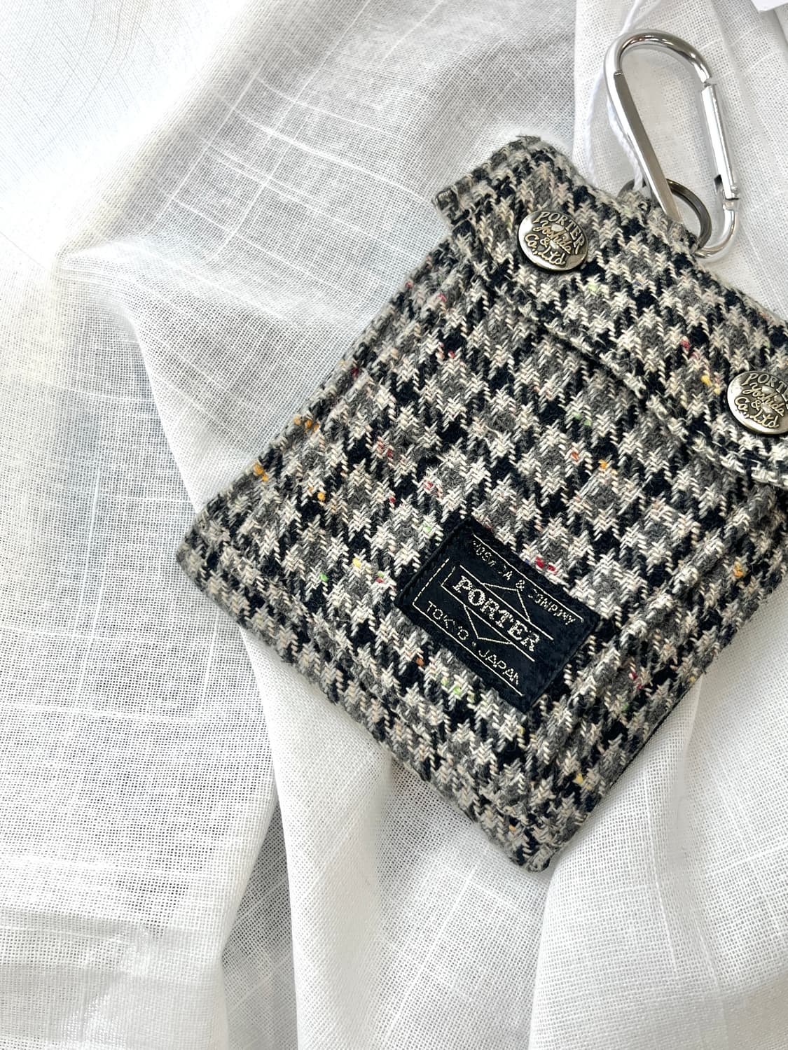 포터x에센셜디자인 울트위드 지갑 그레이 상품이미지3