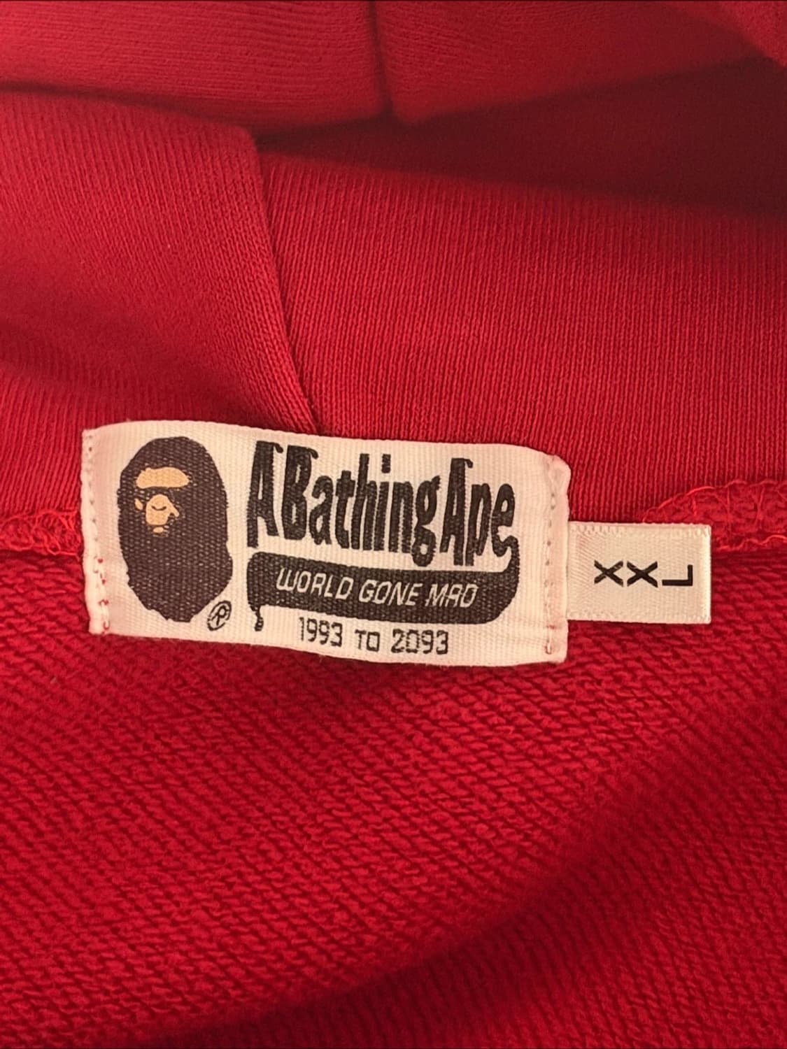 🔥급처/정품🔥베이프 카모 적계 후드집업🔥 상품이미지5