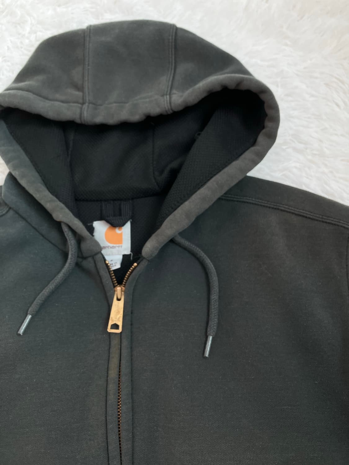  차콜 칼하트 후드 집업 y2k 스트릿 갸루 펑키 일본빈티지701  상품이미지7