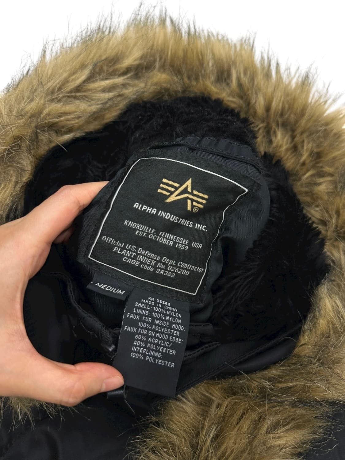 알파인더스트리 N3B 블랙 (M~XL) 상품이미지9