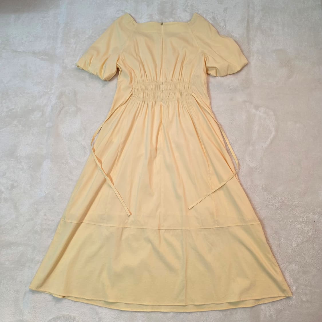 (M)여성 로엠 스퀘어넥 반팔 원피스  상품이미지3