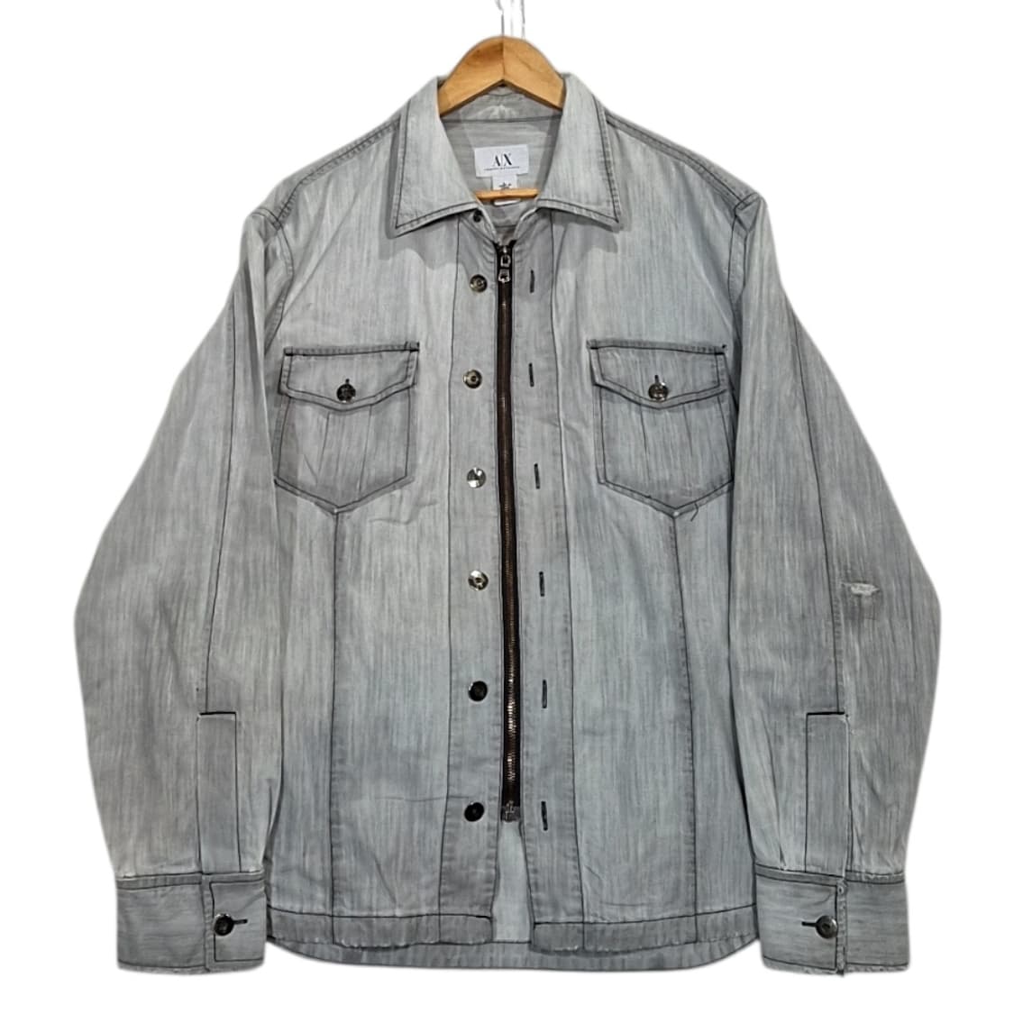 아르마니 익스체인지 90s 빈티지 셔츠 자켓 상품이미지1