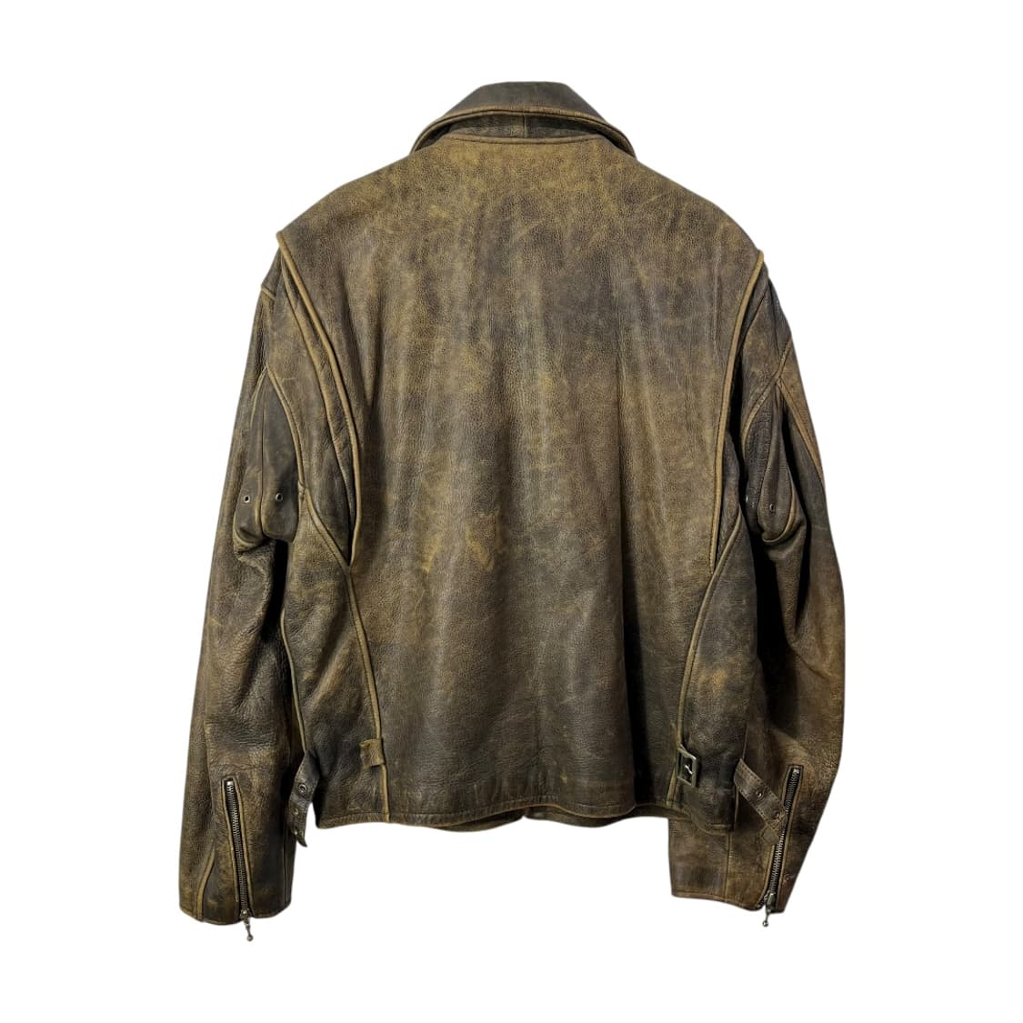 [R.B.C] 90's 알비씨 싱글 카라 레더자켓 상품이미지2