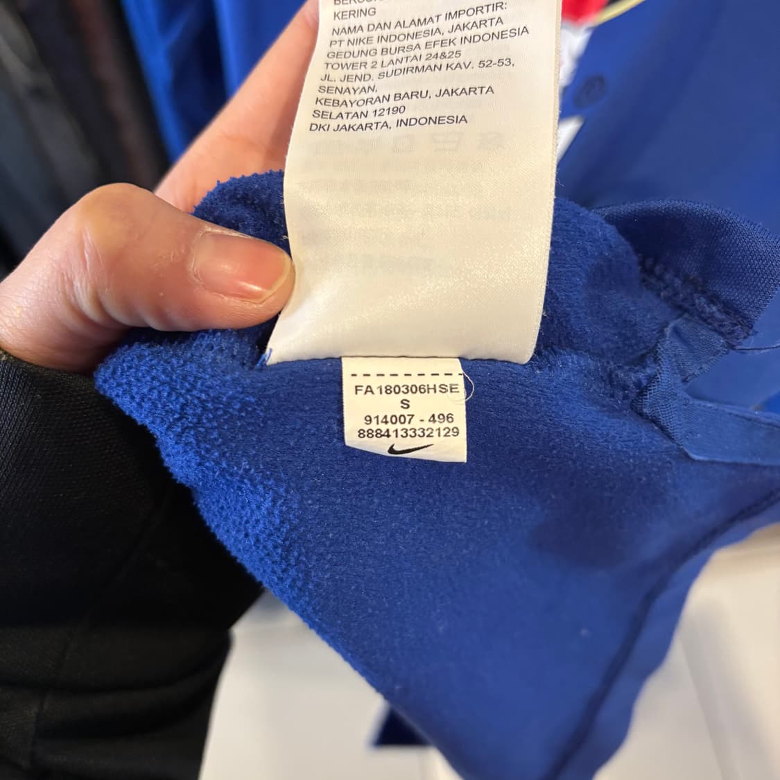 나이키 첼시 18-19 카라바오 트레이닝 탑 상품이미지5