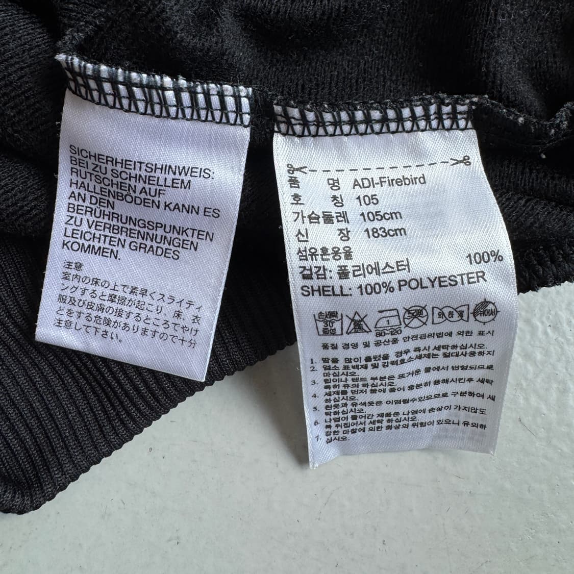 아디다스 105 파이어버드 검금 트랙탑 져지 상품이미지5