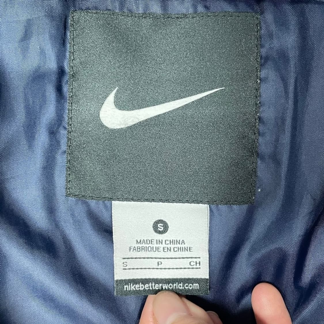 나이키 배색 롱패딩 v0217 상품이미지7