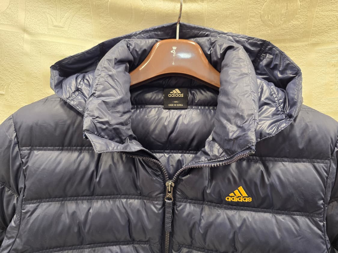 아디다스 올드스쿨 남성 구스다운 경량패딩 105 네이비 상품이미지2