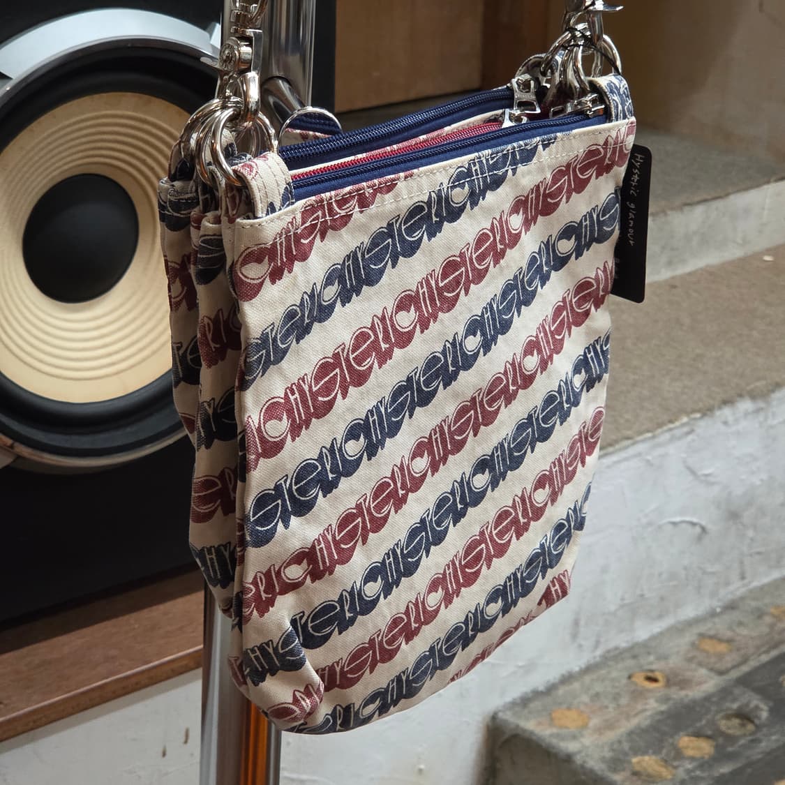 히스테릭 글래머 레터링 레이어드 코튼 크로스백 상품이미지5