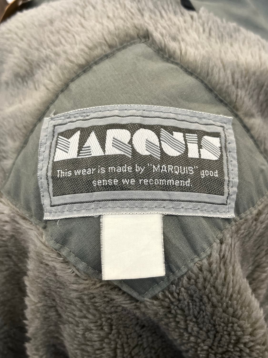 Marquis 하이넥 블루종 자켓 그레이 상품이미지9