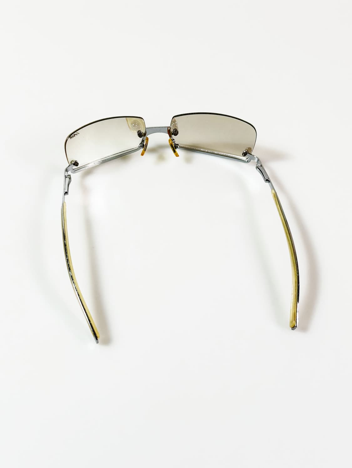 90s AIR 무테 스퀘어 언더림 빈티지 틴트 선글라스 상품이미지5