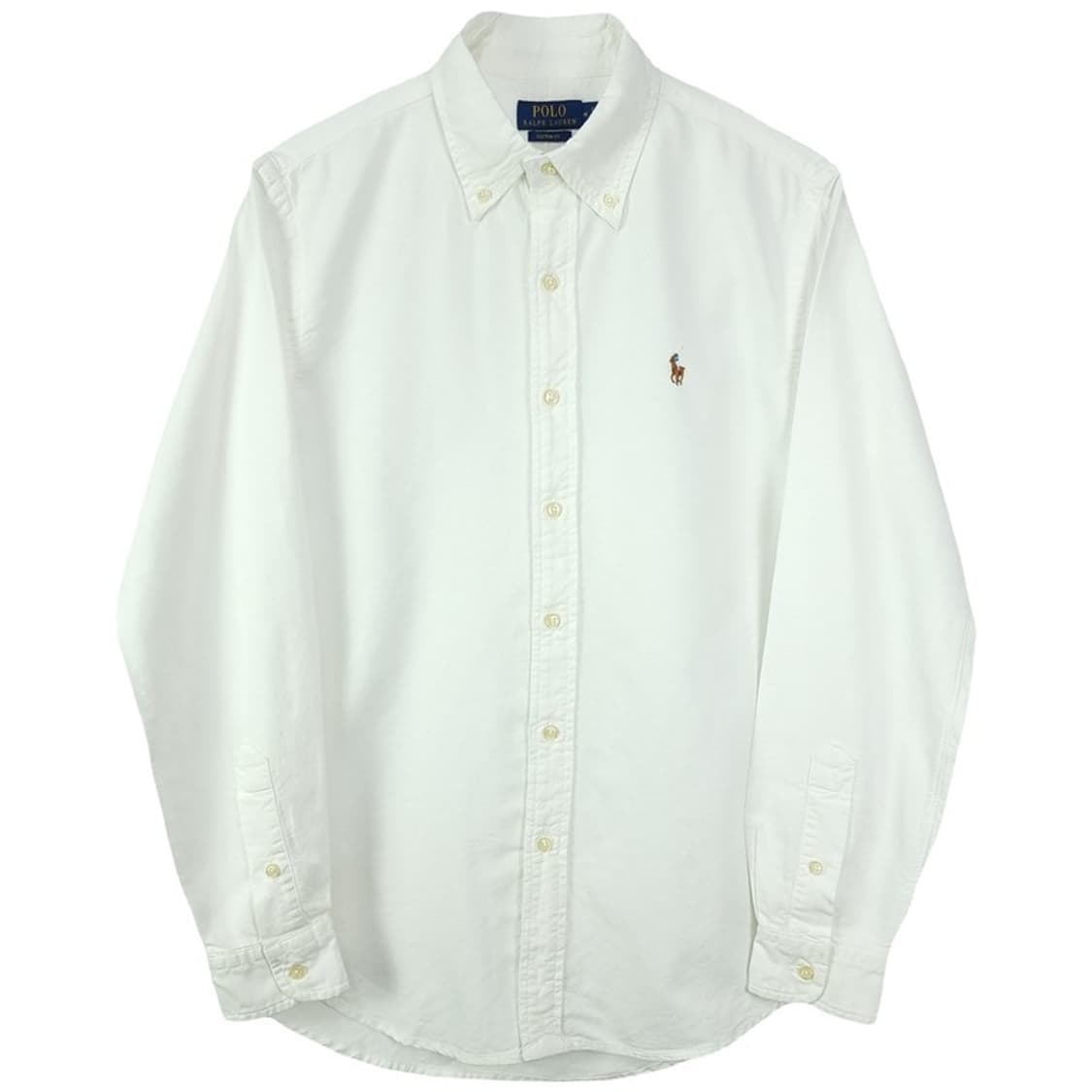 [폴로 랄프로렌] 포니 로고 자수 커스텀핏 셔츠 화이트 M18940 상품이미지2