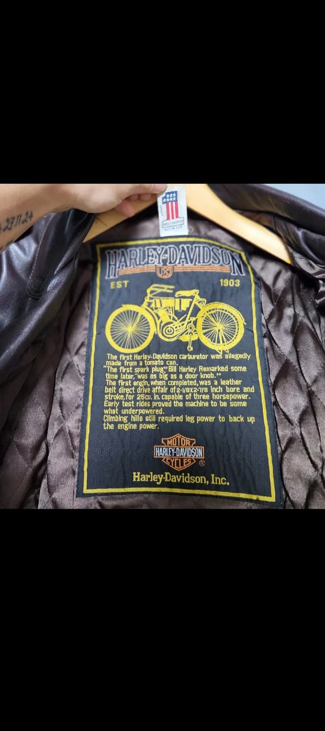 할리데이비슨 90주년 가죽자켓 상품이미지3