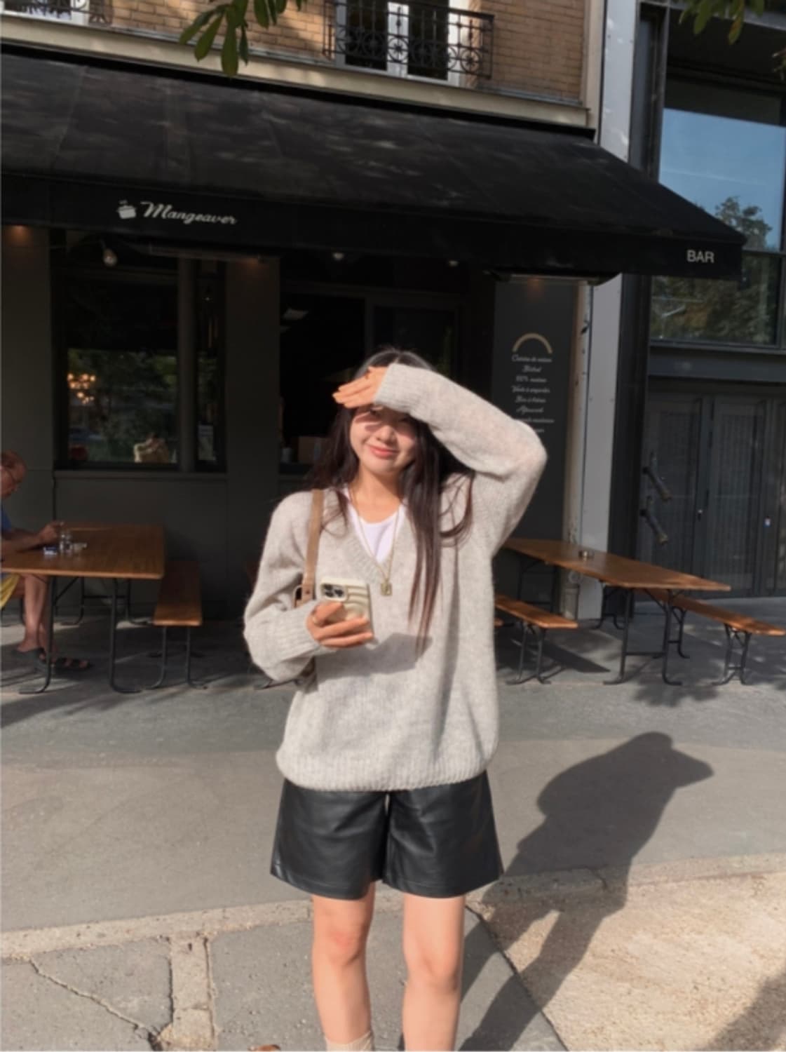 [새상품] 유이니 모헤어 브이넥 니트 정가6만원 상품이미지5