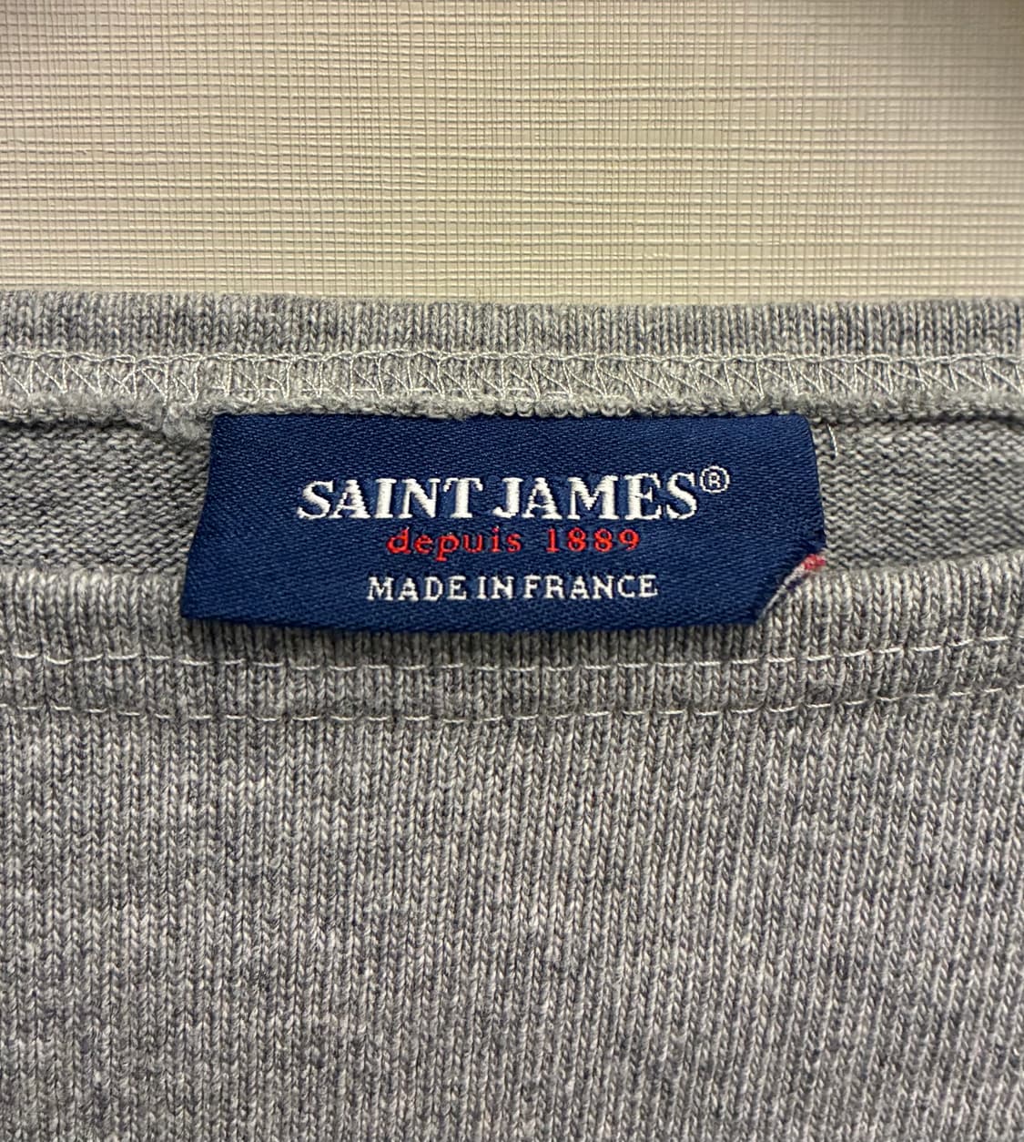 (T4/M)세인트제임스 길도 무지 엘보패치 롱슬리브 긴팔티셔츠 상품이미지9