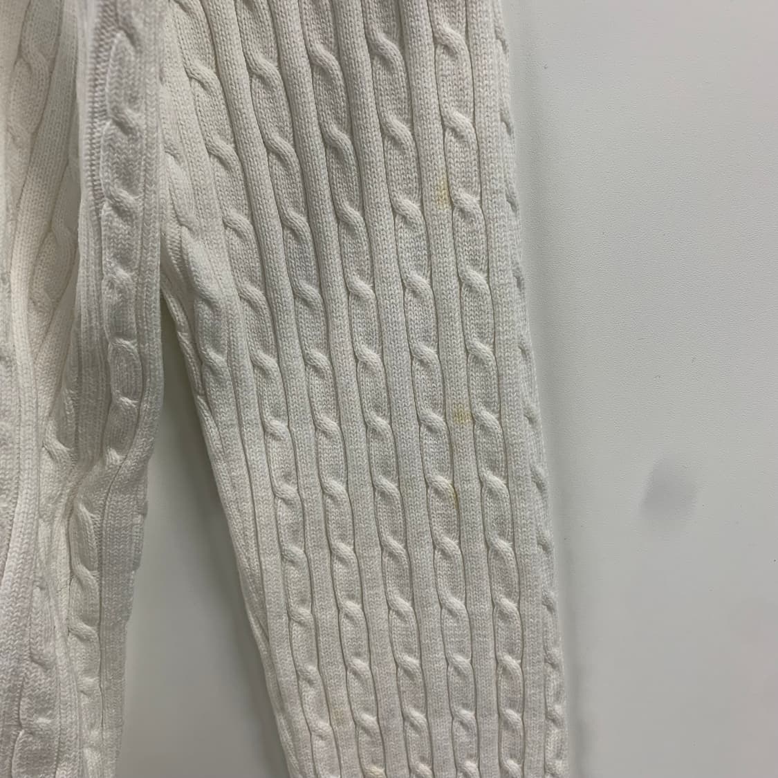 폴로 랄프로렌 화이트 꽈배기 니트 가디건 상품이미지8