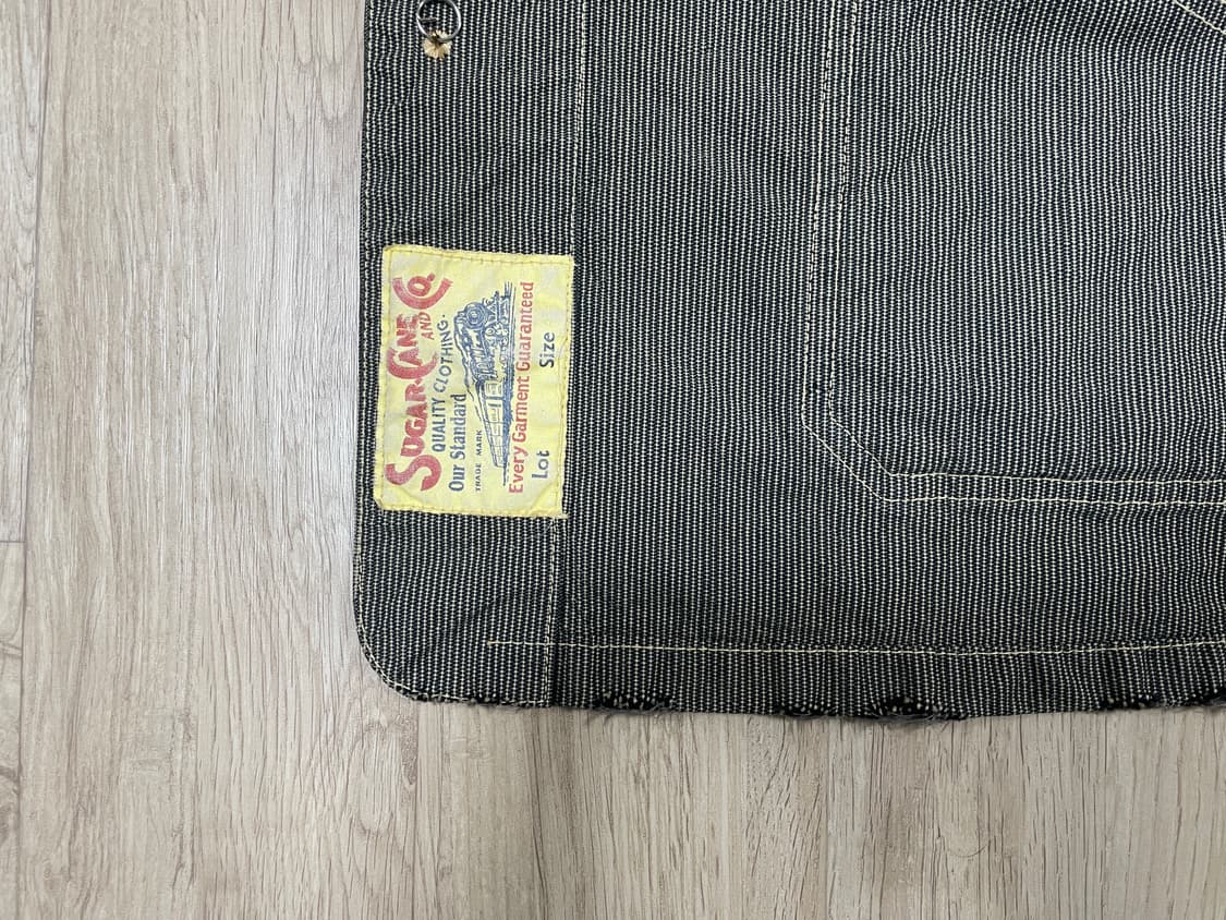 95~100) 40's 복각 슈가케인 히코리 빈티지 커버올(데드스탁) 상품이미지7