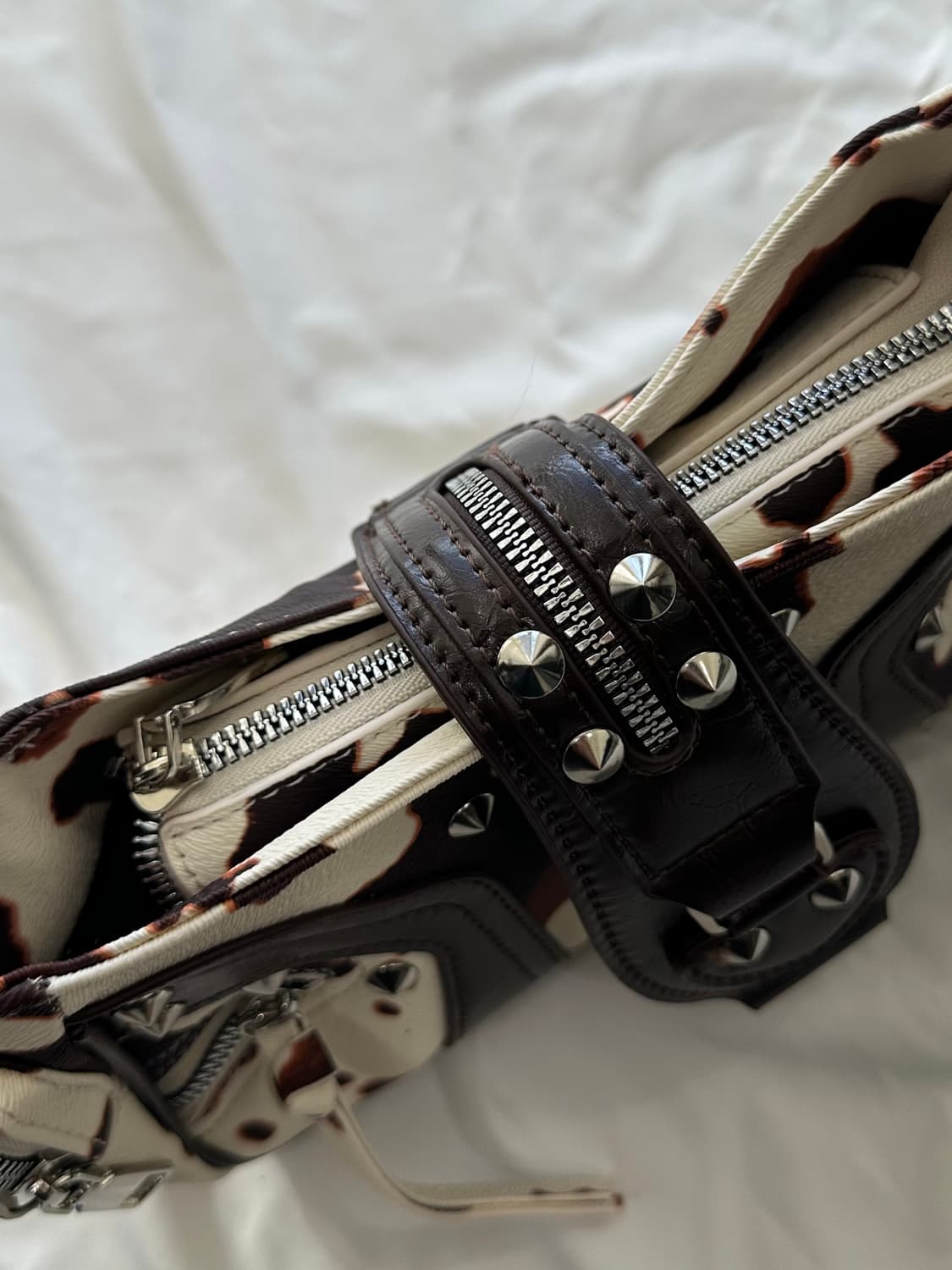 밀키 웨스턴 숄더백🤎 상품이미지5