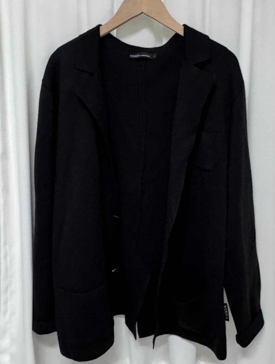 VONIN 보닌 블랙 가디건 상품이미지3