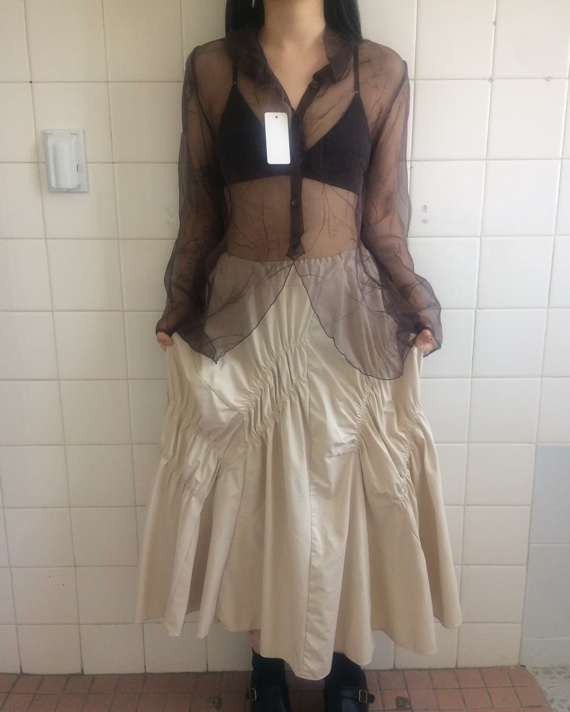 Organza See through jacket 상품이미지6