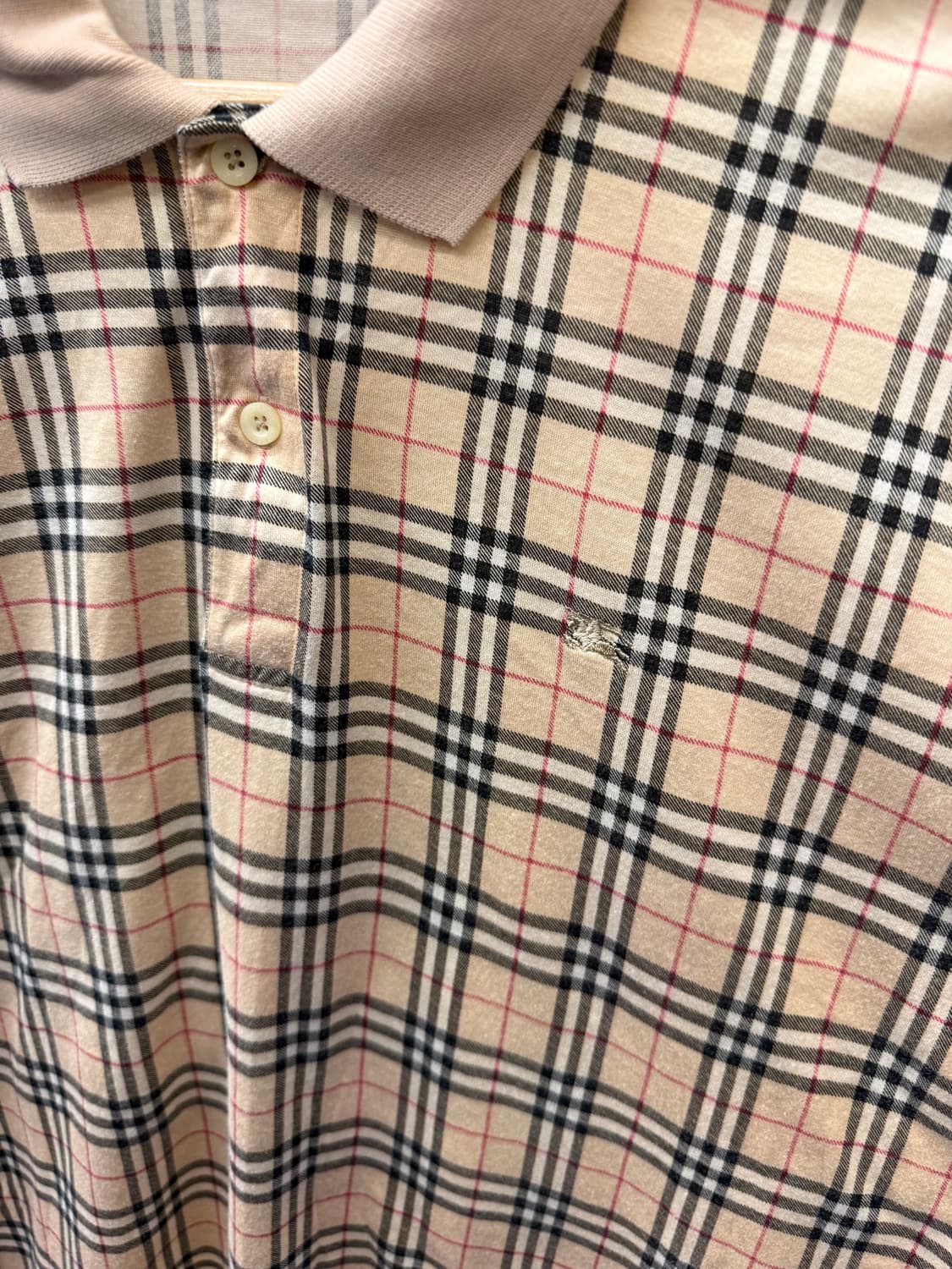 Burberry 버버리 노바체크 반팔 카라티 상품이미지4
